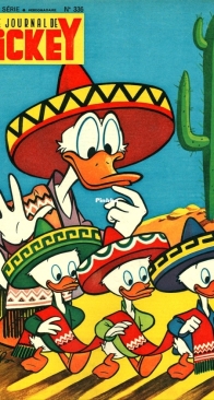 Le Journal de Mickey 0336 - Hachette 1958 - French