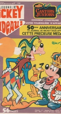 Le Journal de Mickey 1104 - Hachette 1973 - French