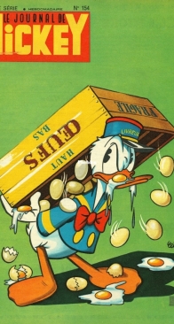 Le Journal de Mickey 0154 - Hachette 1955 - French