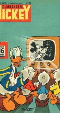 Le Journal de Mickey 0195 - Hachette 1956 - French