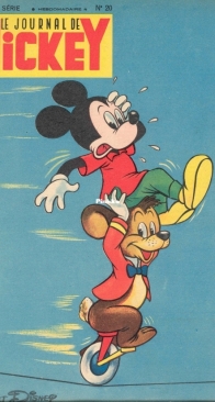 Le Journal de Mickey 0020 -  Hachette 1952 - French