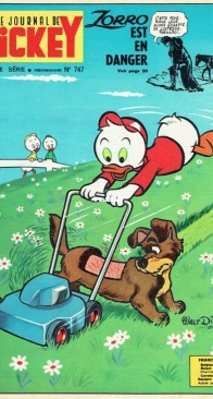 Le Journal de Mickey 0747 - Hachette 1966 - French
