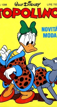 Topolino 1398 - Mondadori 1982 - Italian