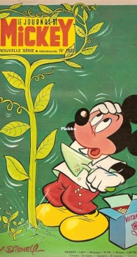 Le Journal de Mickey 1035 - Hachette 1972 - French
