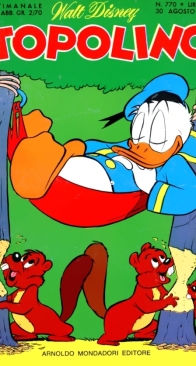 Topolino 0770 - Mondadori 1970 - Italian