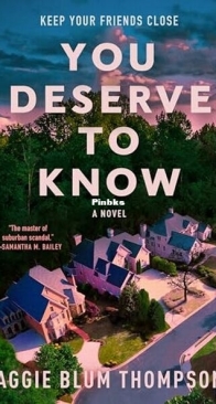 You Deserve to Know - Aggie Blum Thompson - English