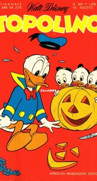 Topolino 0925 - Mondadori 1973 - Italian