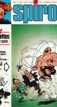Le Journal de Spirou 1783 - Dupuis 1972 - French