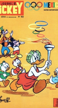 Le Journal de Mickey 0852 - Hachette 1968 - French