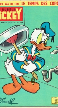 Le Journal de Mickey 0549 - Hachette 1962 - French
