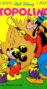 Topolino 1166 - Mondadori 1978 - Italian