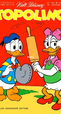 Topolino 1125 - Mondadori 1977 - Italian