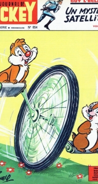 Le Journal de Mickey 0854 - Hachette 1968 - French