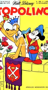 Topolino 0885 - Mondadori 1972 - Italian
