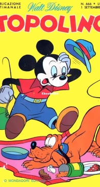Topolino 0666 - Mondadori 1968 - Italian