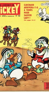 Le Journal de Mickey 0759 - Hachette 1966 - French