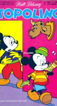 Topolino 0984 - Mondadori 1974 - Italian