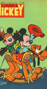 Le Journal de Mickey 0194 - Hachette 1956 - French