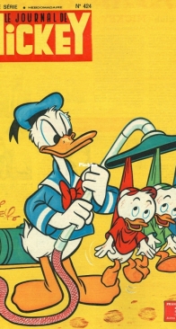 Le Journal de Mickey 0424 - Hachette 1960 - French