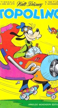Topolino 1040 - Mondadori 1975 - Italian