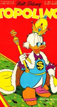 Topolino 0982 - Mondadori 1974 - Italian