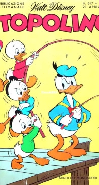 Topolino 0647 - Mondadori 1968 - Italian