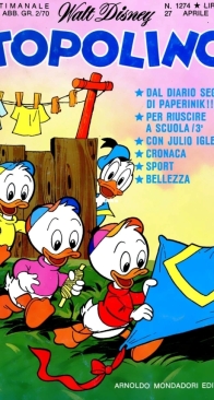 Topolino 1274 - Mondadori 1980 - Italian