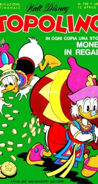 Topolino 0750 - Mondadori 1970 - Italian
