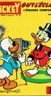 Le Journal de Mickey 0727 - Hachette 1966 - French