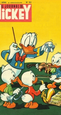 Le Journal de Mickey 0151 - Hachette 1955 - French